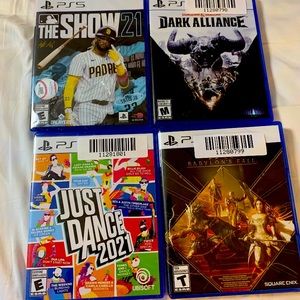 Lot of 4 P5 games
